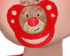 A~Red Christmas Pacifier