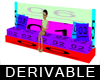 Derivable Couch W/ Glass
