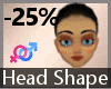 Head Shaper -25% F A