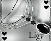 Lg-Lily Black Necklace