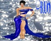 {R} Sexy Blue Dress