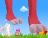 Mom + Kid Bunny Feet