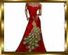 Ruby Peacock Gown