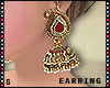 S|Red Kundan  Earring`s