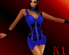 K*sexy corset dress blue