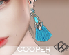 !A long earrings blue