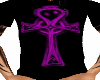 purple cross t-shirt