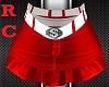 RC RED JEANS SKIRT ABC