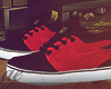 ae| Shoes Red Black