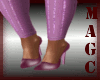 Purple shine heels