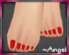 »A« Bare Feet Red