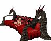 Blk&Red Dragon Couch