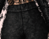 E* Black Wool Pants