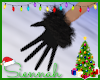 Santa Glove (black fur)