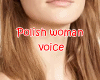 Polish woman voice