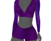 Purple Shorts fit