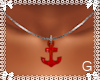 G l Anchor Necklace