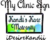 Kandii's Clinic Sign
