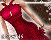 gown - red rose