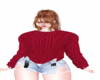ES Red Sweater F
