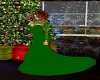 BB Green Christmas Gown