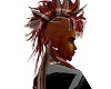 Grey&Red Mohawk Hair