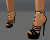 Sexy Black & Gold Heels