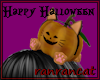 +head dress pumpkin cat