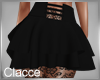 C black layerable skirt