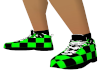 green checker shoes