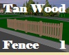 Tan Wood Fence