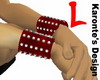 red bracelet Left