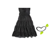 black skirt 2 layer