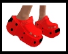 Red Platform Crocs [ss]