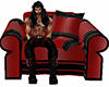 Red Leather Club Chair 1