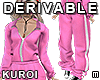 [K] pink tracksuit M