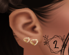 L. Love earrings