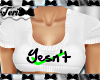 YESN'T Cropped Tshirt