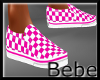 Checkerboard Pink Vans