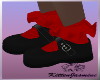 Girls Red Socks w/Shoes