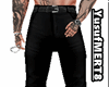YM| BLACK PANTS JEANS