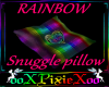 Rainbow snuggle pillow 2