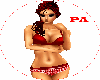 sexy Ella's bikini's red