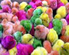 Colorful Easter chicks