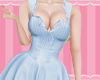 ! blue corset dress