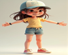 Arms Out Girl Sticker