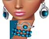 Blue Besame Jewelry Set
