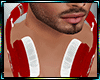 Red/White Headphones M