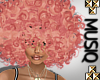 M| Curly Afro Rose Gold