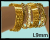 Bracelets gold 9mm